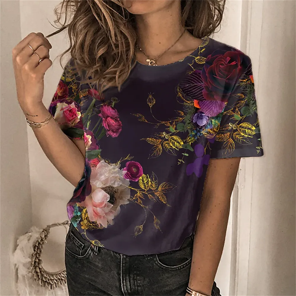Kurzarm-T-Shirt für Frauen
