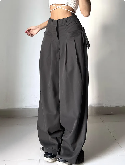 Wide-Leg-Hose für Damen mit weitem Bein