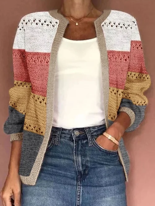 Retro-Cardigan-Pullover