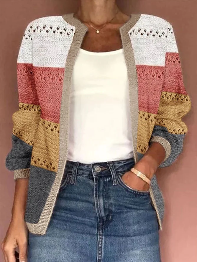 Jacquard-Wickel-Cardigan